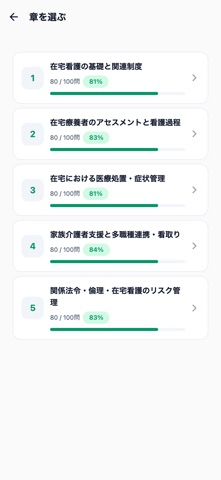 在宅看護指導士対策 screenshot
