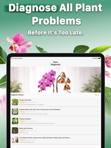 Orchid Care: Tracker & Album iPad screenshot
