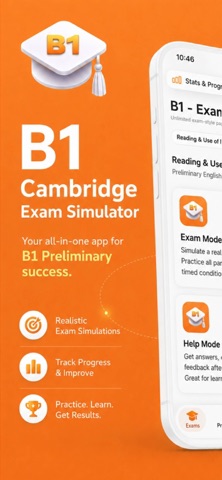 Cambridge B1 Exam Simulator screenshot