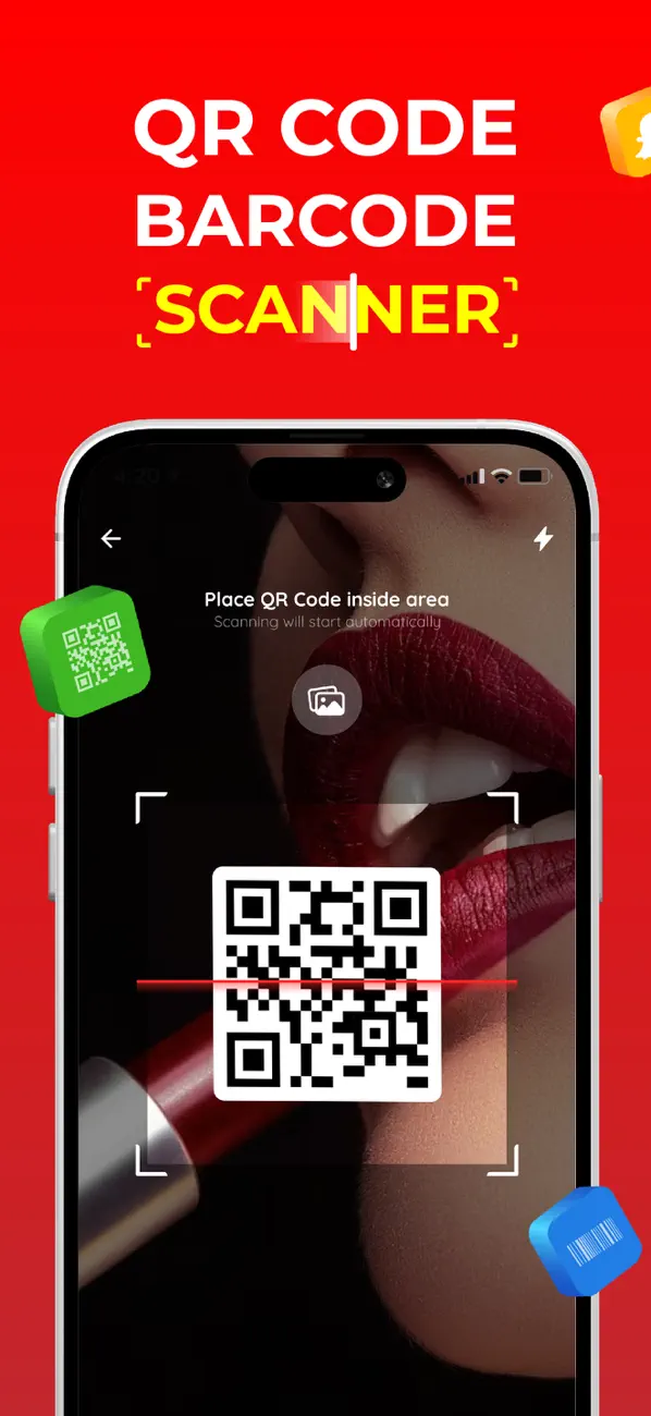 Screenshot #2 pour Barcode & QR Scanner - Art QR