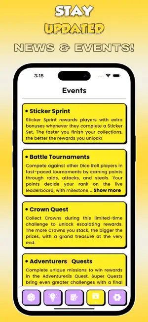 Daily Dice Rolls Rewards Links screenshot 3