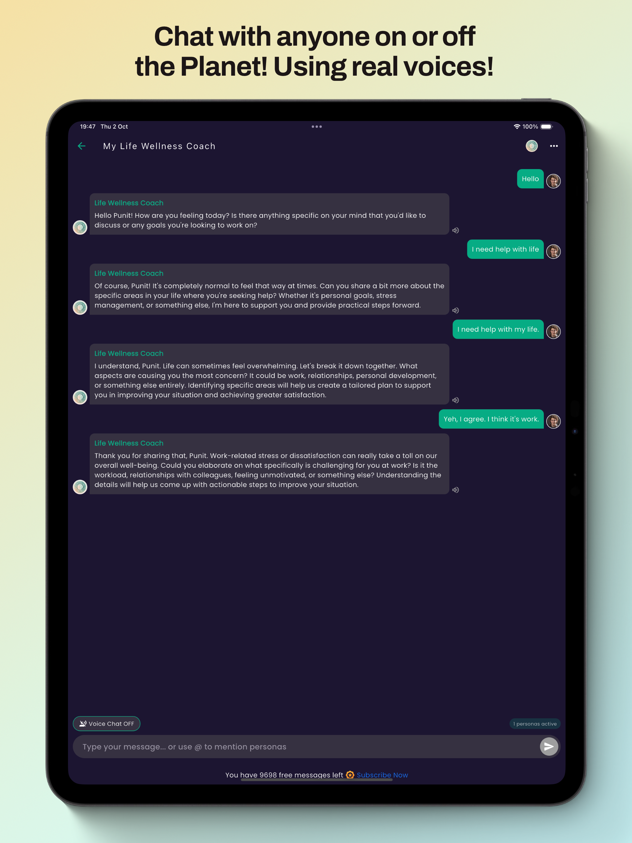 AdviseMe: AI Chat & Voices