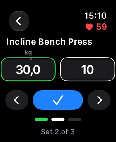 Lyfta: Gym Workout Tracker Log: official Apple Watch preview 2 (opens full image in a new tab)