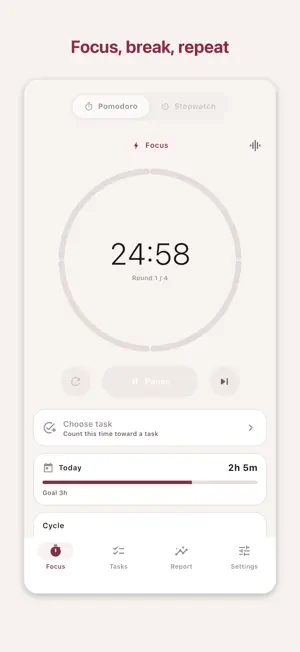 FocusClub Pomodoro screenshot 1