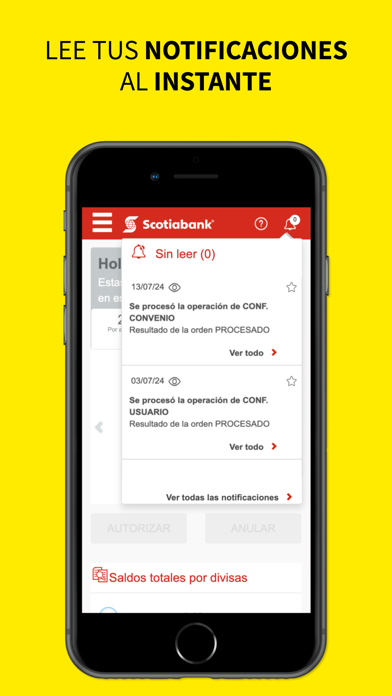 Telebanking móvil - Scotiabank Screenshot