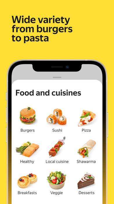 Yandex Eats: food delivery Screenshot