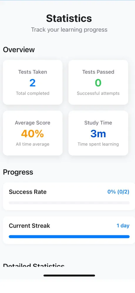 Irish Theory Test mock exam results