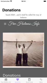 free holiness info iphone screenshot 2