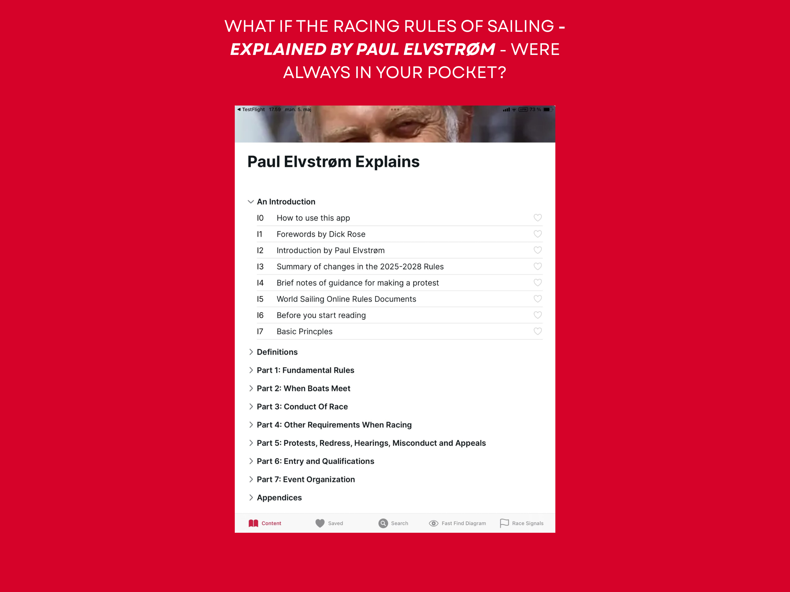 The Racing Rules by Elvstrøm