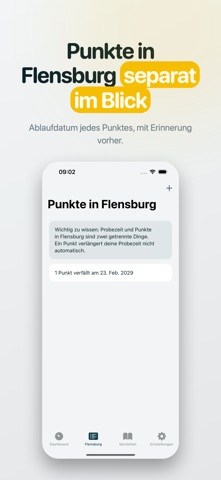 Probezeit: Fahranfänger iPhone screenshot