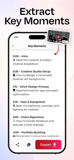 AI Video Summarizer App screenshot 2