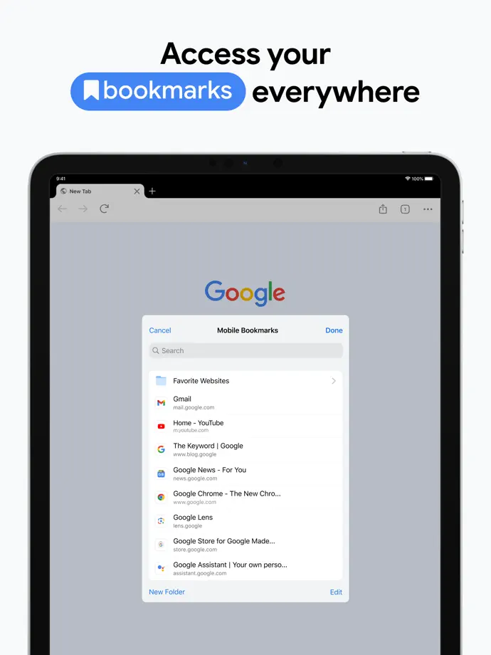Google Chrome iPad screenshot 9
