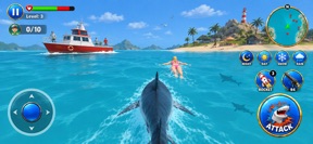 Angry Shark Simulator Games 3d screenshot