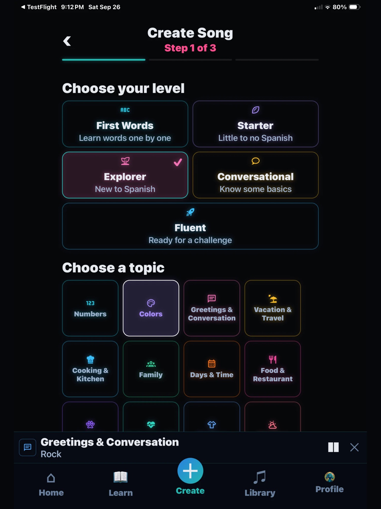 Screenshot 7 of Canoro: Learn Spanish by Song