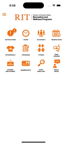 RIT RecWell screenshot
