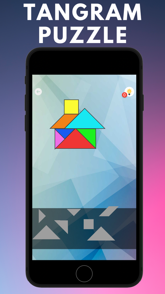 #1. Tangram Shape Puzzle Game (iOS) Bởi: Paperboat Labs Private Limited