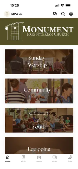 Monument Presbyterian Church screenshot 1