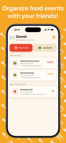 Gennit - Food allergy parties screenshot