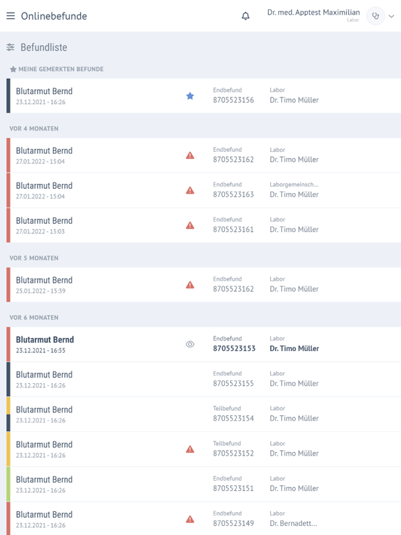 Screenshot #6 pour Labor Dr. Wisplinghoff