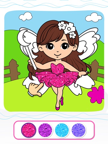 Princess Coloring Book & Pages iPad screenshot