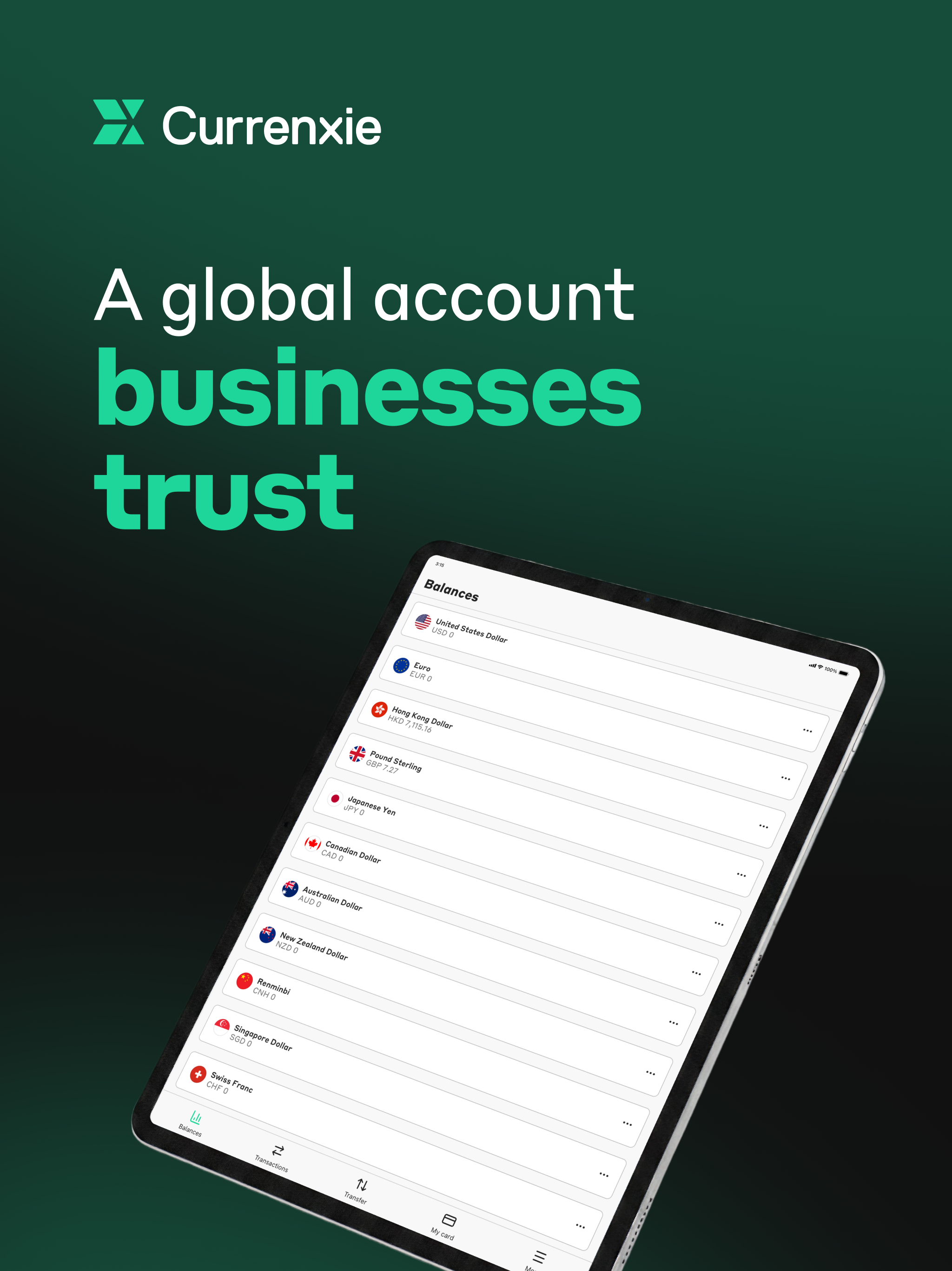 Currenxie Global Account screenshot 7