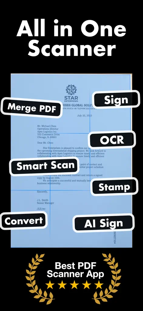 Docu AI: PDF Scanner&Signature - Reference App | MWM