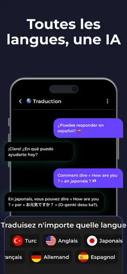 Capture d'écran de IA Chatbot Français・Chat: AI! sur iPhone 6