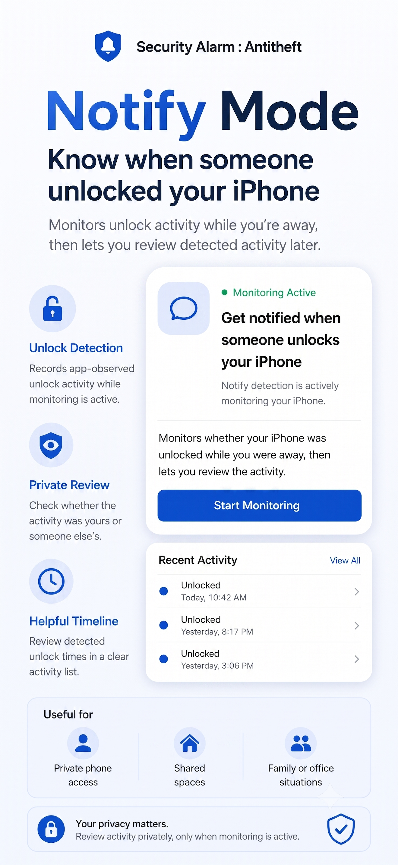 Security Alarm - AntiTheft screenshot 4