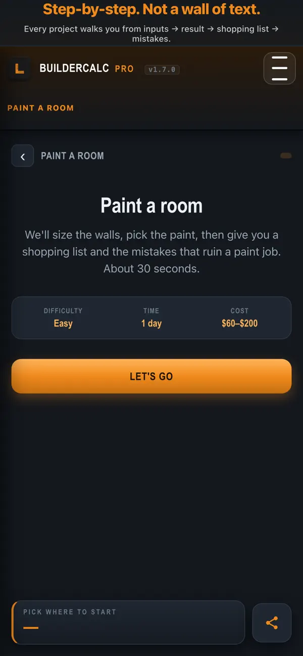 Screenshot #2 pour BuilderCalc: Deck, Framing