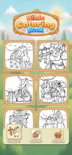 Bible Coloring Book - ZenArt screenshot 1