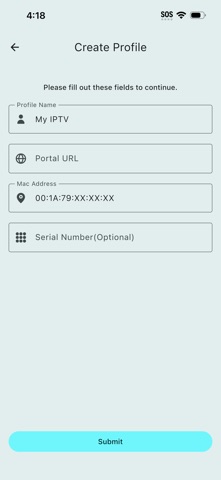IPTV Stalker Player screenshot