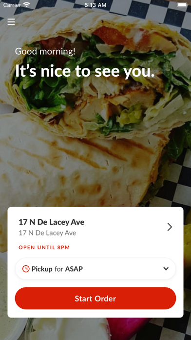 App screenshot
