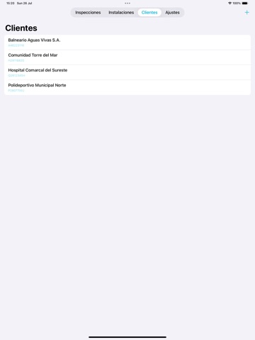 Aljibe iPad screenshot