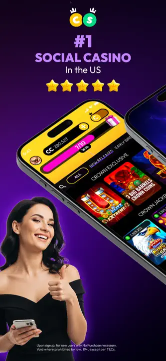 CrownCoins Casino screenshot 1