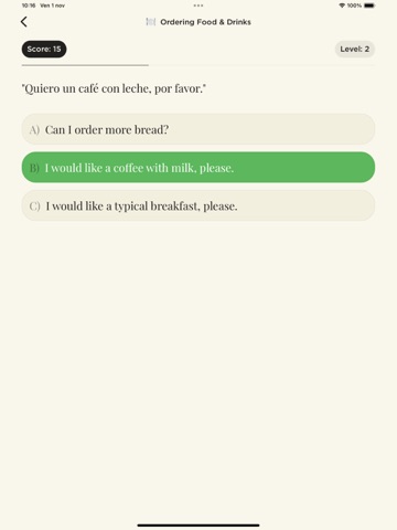 Phraase iPad screenshot