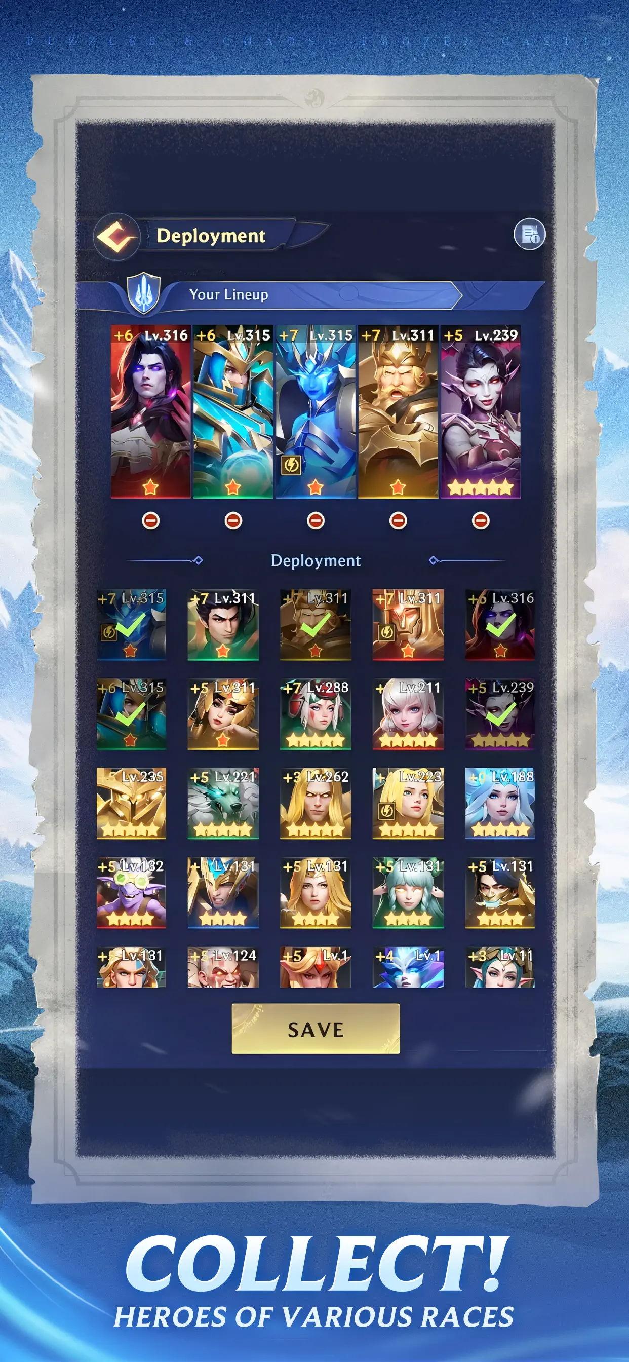 Puzzles & Chaos: Frozen Castle screenshot 3