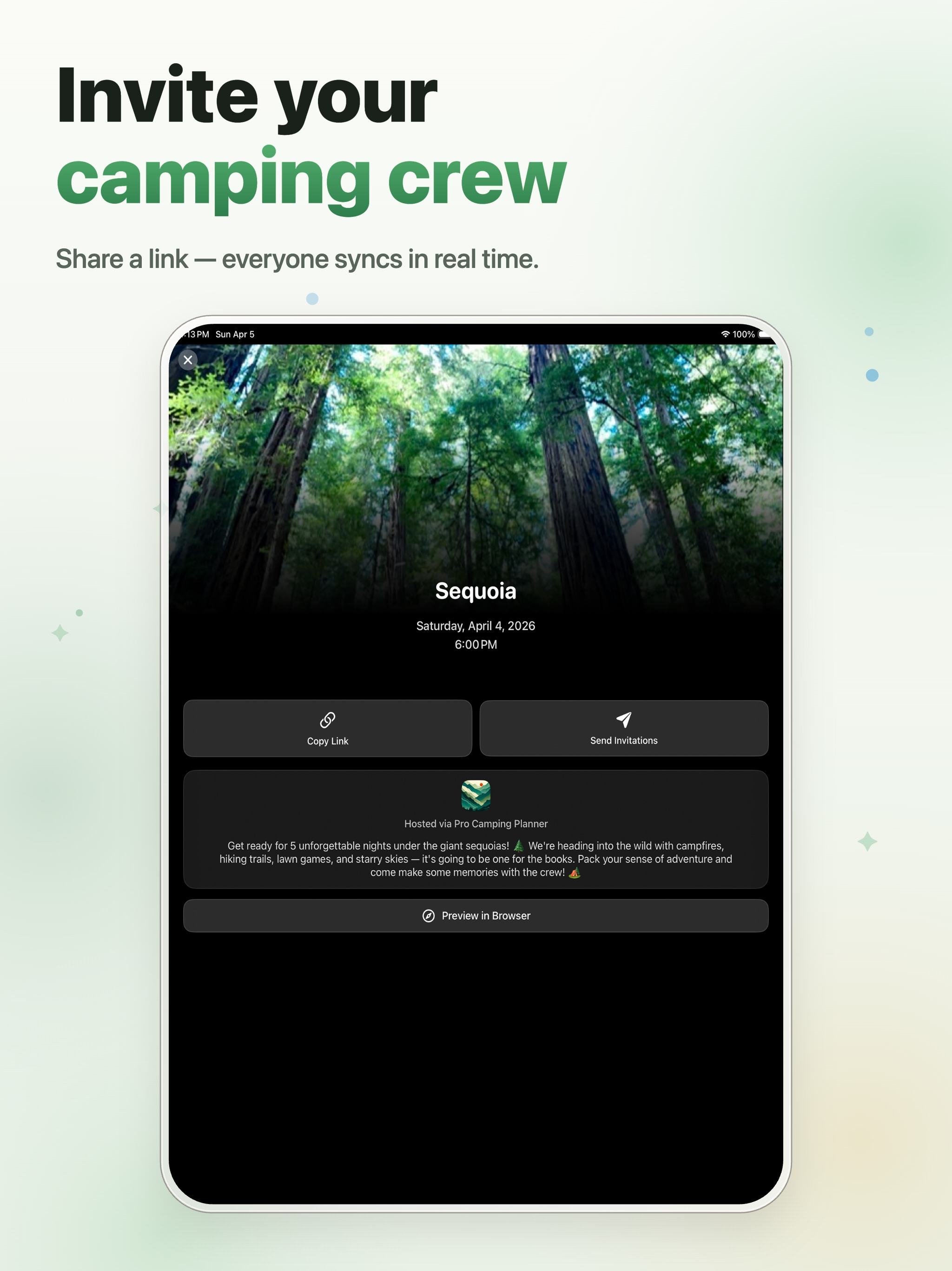 Pro Camping Planner screenshot 13