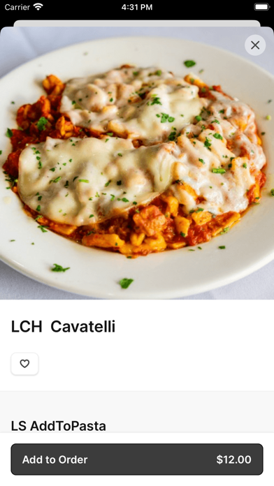 Tuscan Bistro iPhone screenshot 4 - Food & Drink app