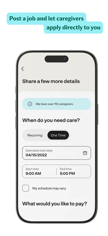 Care.com: Hire Caregivers screenshot 2 of 5