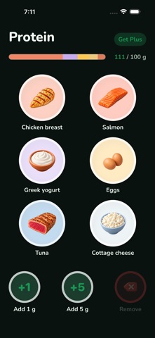 Protein - Daily Tracker Screenshot 1 of 3