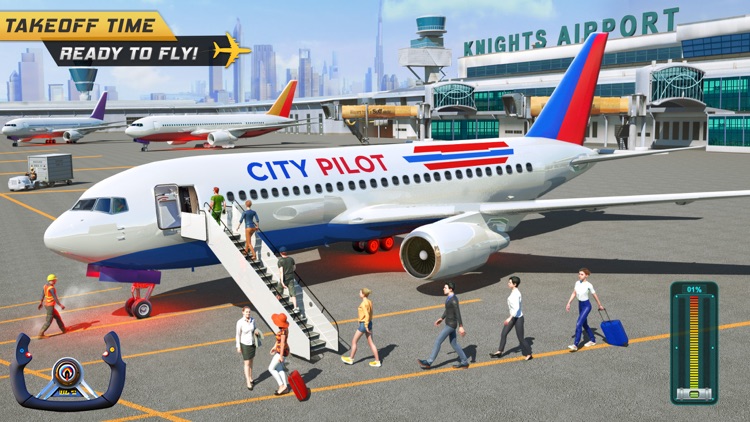 SkyDrift: Airplane Game 3D screenshot-0