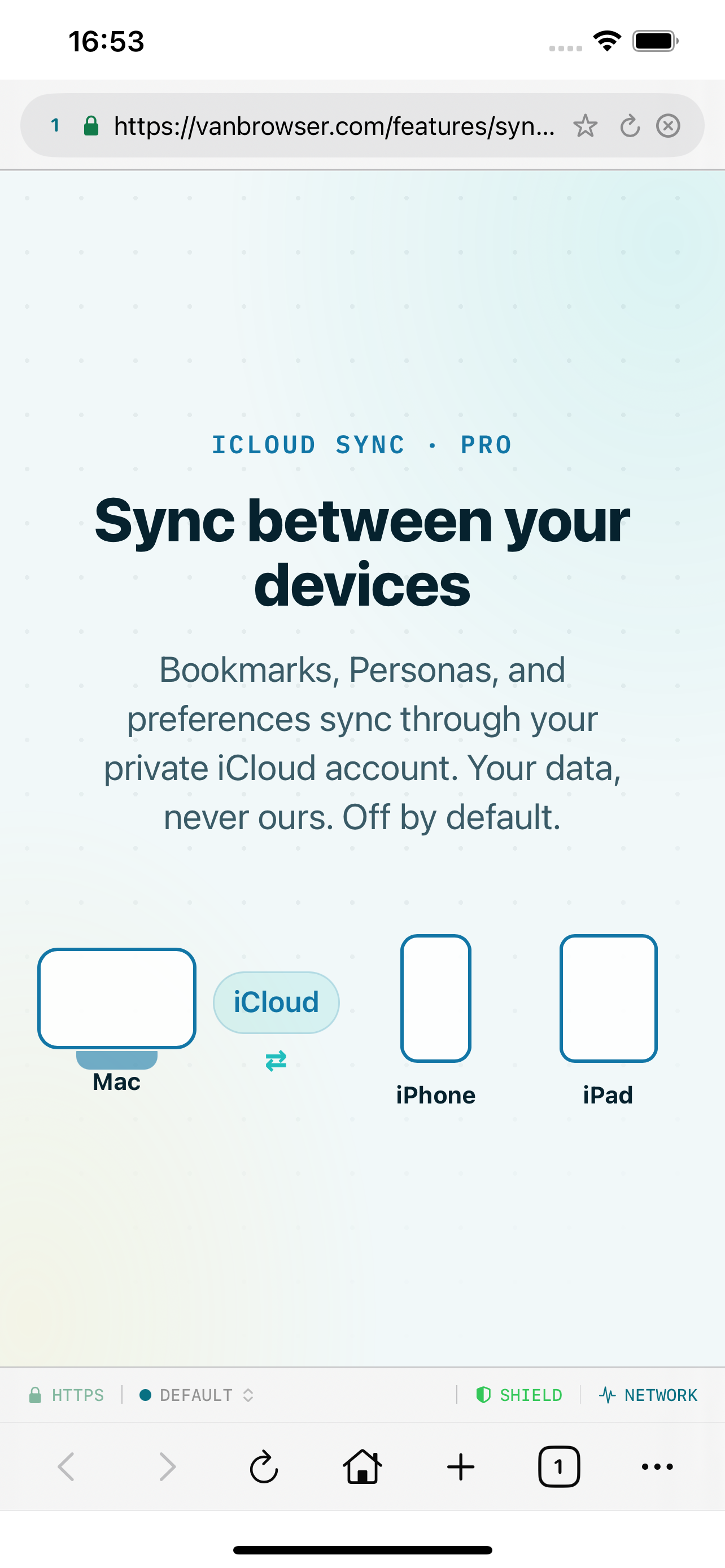 VanBrowser: Private Browser screenshot 6