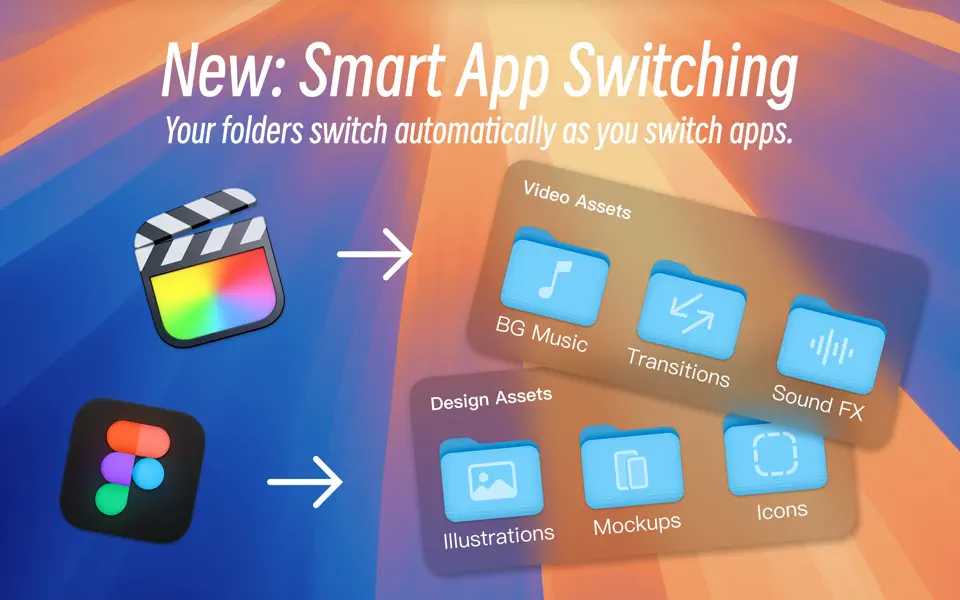 Screenshot 2 of Folder Slice – File Shortcuts 1.9.0