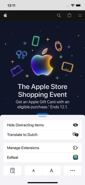 EsReal Mobile for Safari screenshot 3
