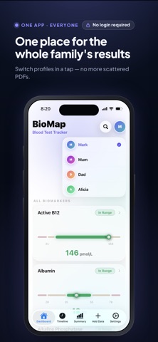 BioMap: Blood Test Tracker Screenshot 4 of 10