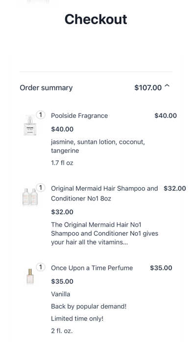 Mermaid Perfume screenshot
