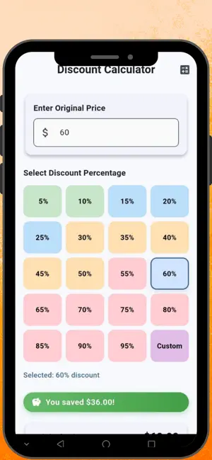 Discount Calculator - Shopping screenshot 4