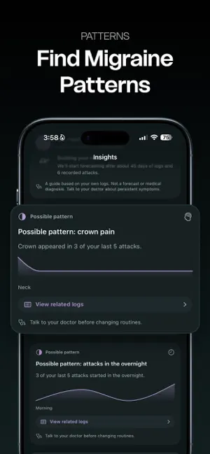 ReliefLog: Migraine Tracker screenshot 3