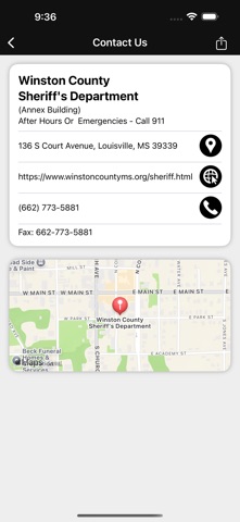 Winston County Sheriff MS Screenshot 2 of 3