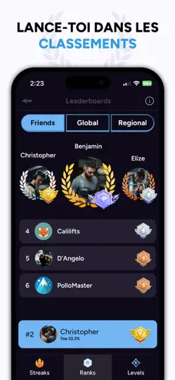Capture d'écran de Liftoff: Heavy Workout Planner sur iPhone 6